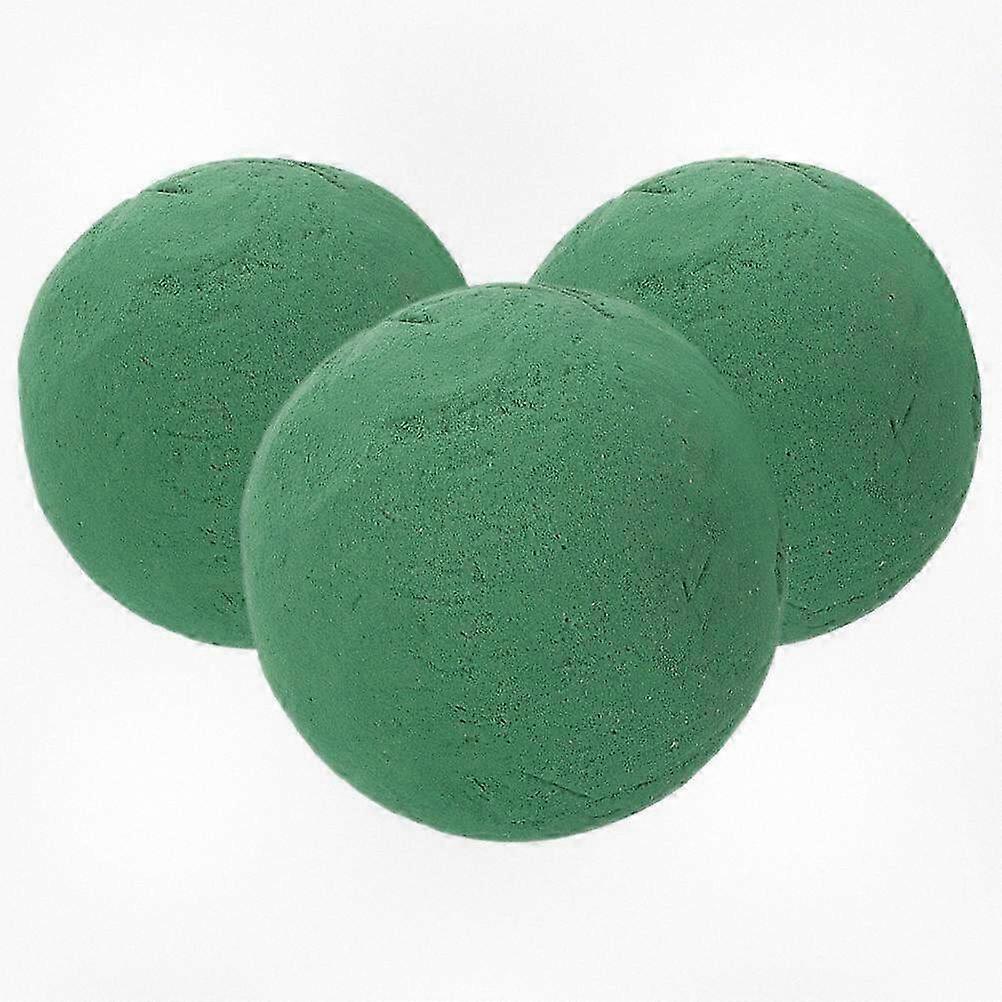 3pcs Fresh Flower Floral Wet Foam with Greenery and Soft Sponge Ball Design for Craft Projects