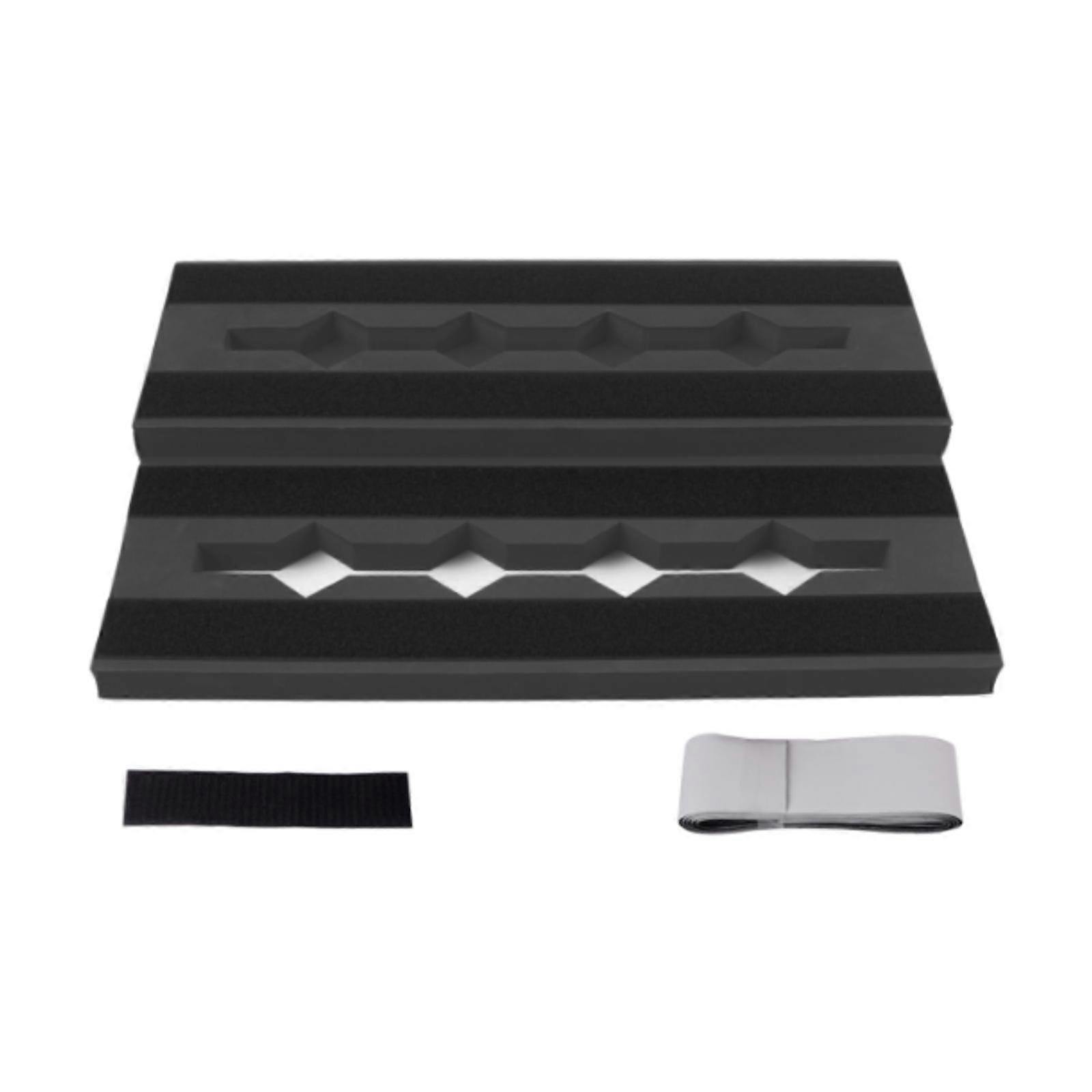 Gitarr Effekt Pedal Board Gitarr Tillbehör AntiSlip Professionell EVA Skum