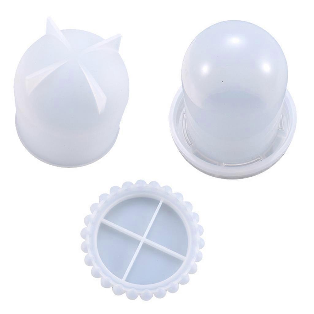 Crystal Epoxy Resin Mold Dice Cup Casting Silicone Mould DIY Crafts Making Tool Multicolor