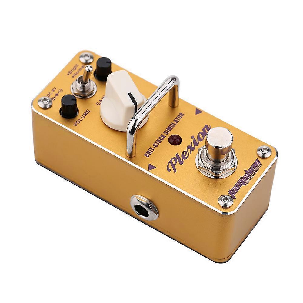 AROMA APN-3 Plexion Brit-stack Simulator Electric Guitar Effect Pedal Mini Single Effect with True Bypass