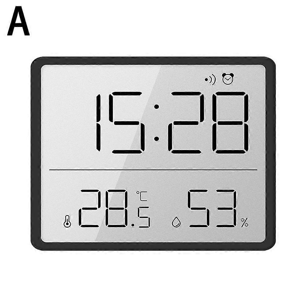 Ultra Thin Electronic Clock Simple Digital Clocks Wall Mounted LCD Disp