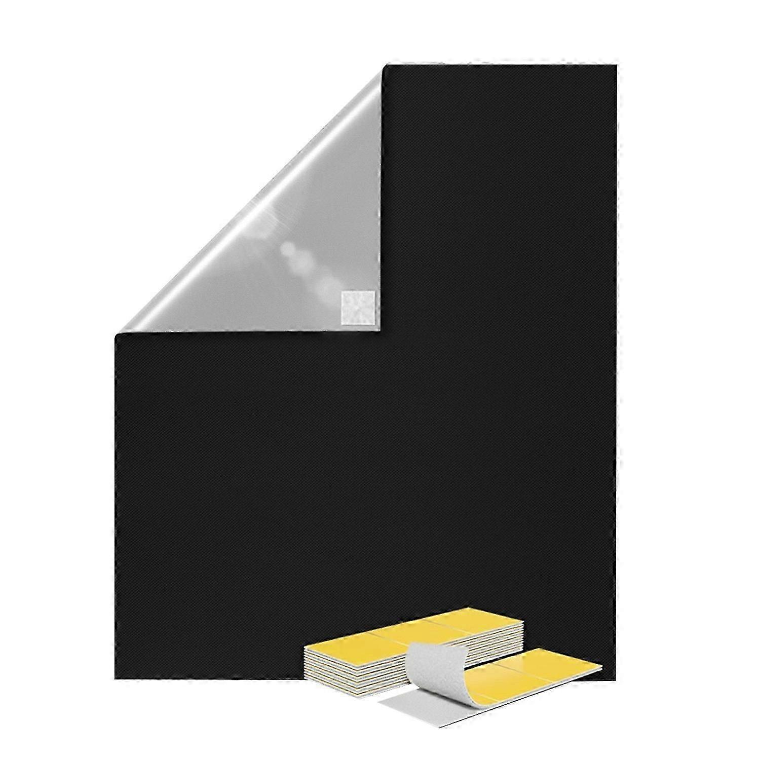 Portable Blackout Blind Blackout Curtain with Hook And Loop Tapes Privacy Blackout Window Shade for