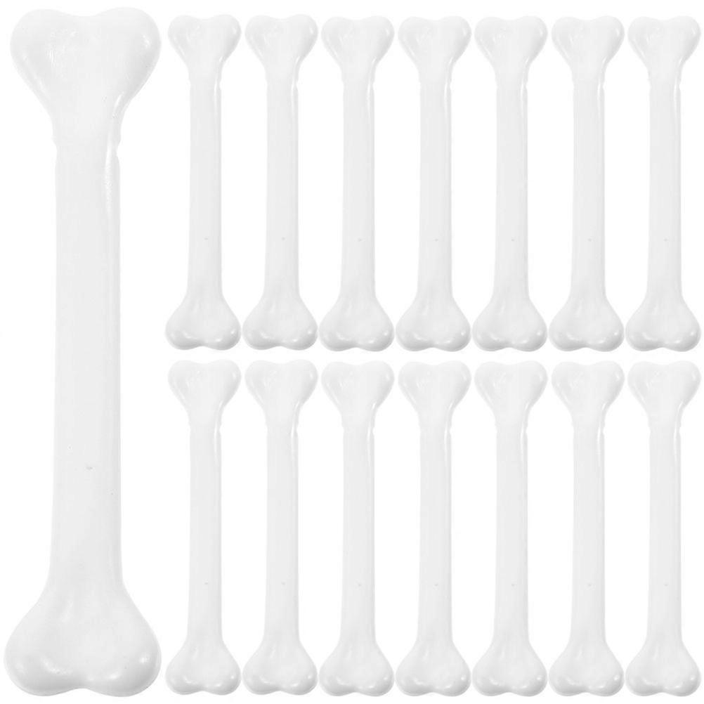 24Pcs Small Skeleton Bones Prop Halloween Bones Simulation Bone Prank Toys