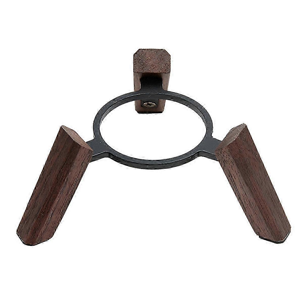 Suitable for HomePod Mini Real Wood Stand with Metal Frame Tripod Holder for Speaker-jc