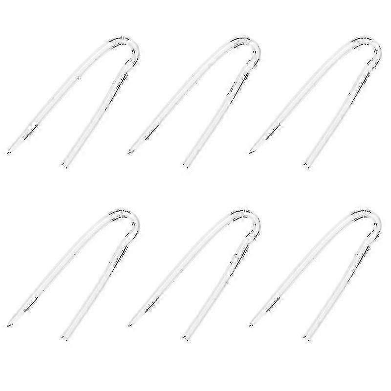 6 stk premium holdbare høreapparat erstatningsrør