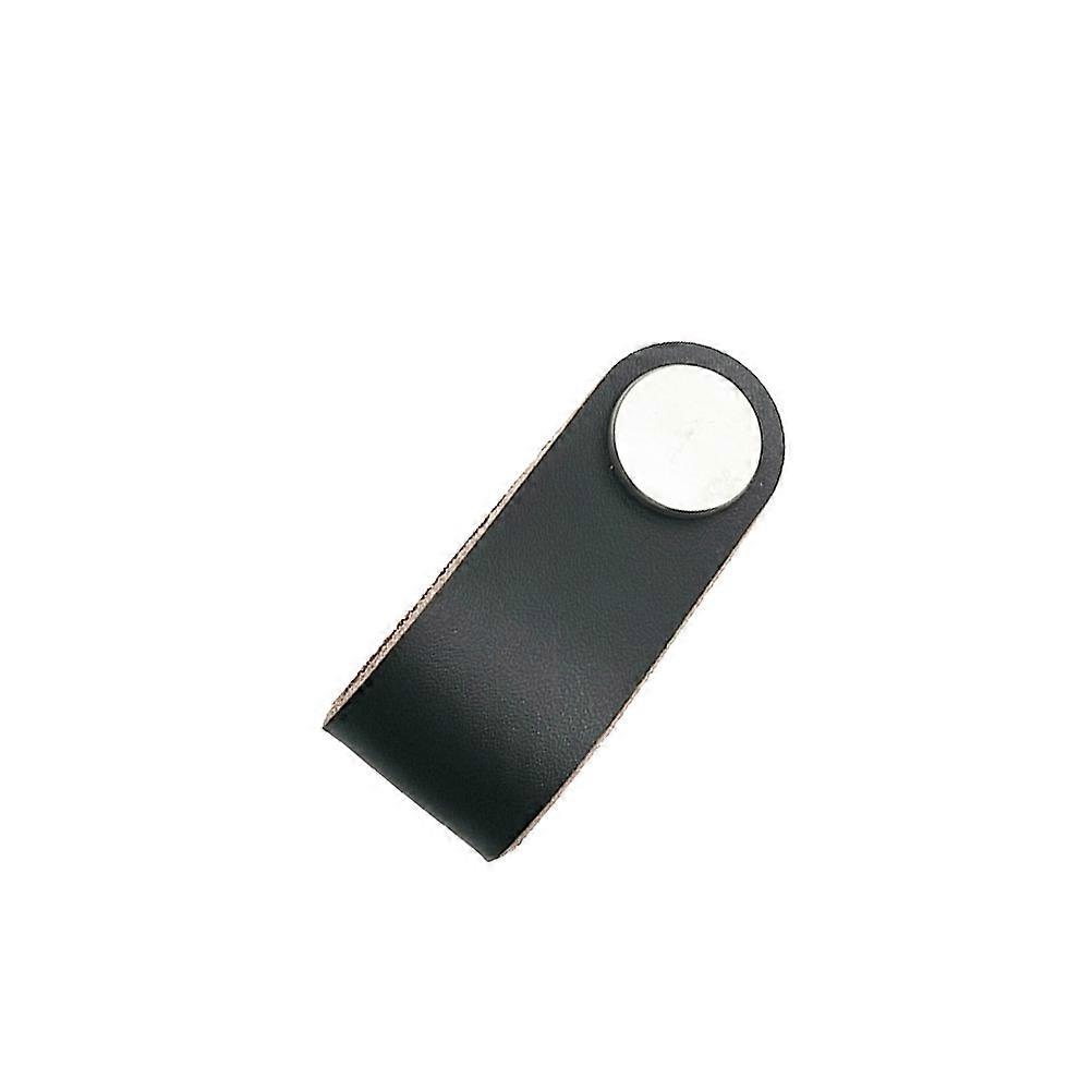 Suitcase Handle Wardrobe Pull Handle Minimalist Design Home Decoration Leather Alloy 6.8 x 3 x 2cm 1Pcs