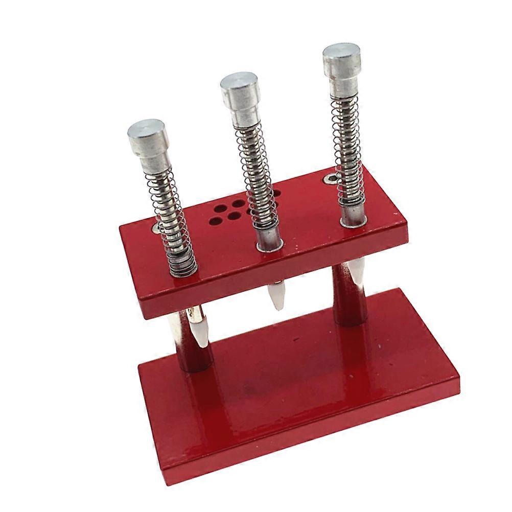 Watchmaker Tool Set Watch Needle Loading Machine Fitting Watch Hands Store Use Red 1Set