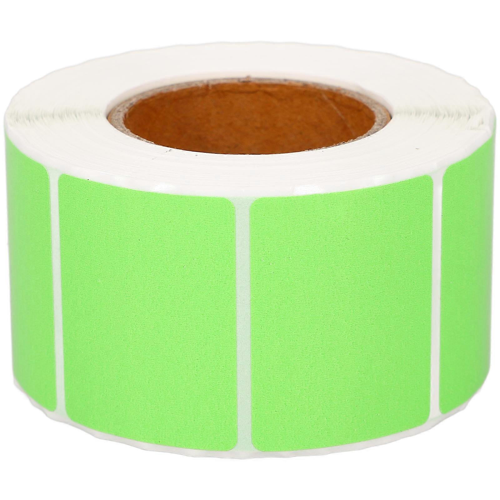 Self-Adhesive Stickers Label Paper for Printer Home Use Green Rectangular Printable 800Pcs