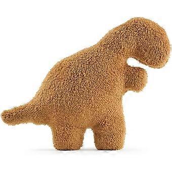 Travesseiro de Nugget de Frango Dinossauro Rex Tyrannosaurus, Travesseiro de Nugget de Frango Dinossauro de 30CM Brinquedo de Pelúcia de Animal de Pelúcia, Presente de Aniversário para Crianças.