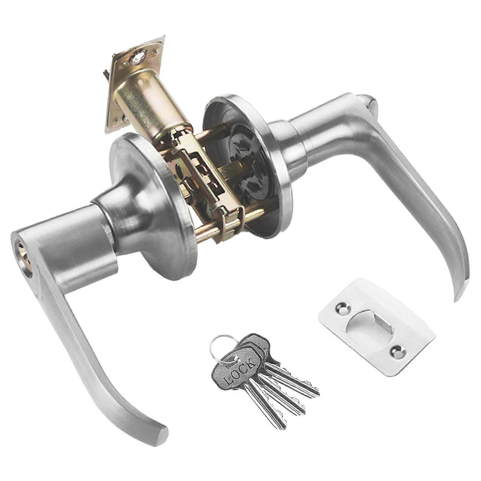 It seems like you're describing a product listing for an **interior bedroom door lock with a key**. To help you better, could you clarify what you're