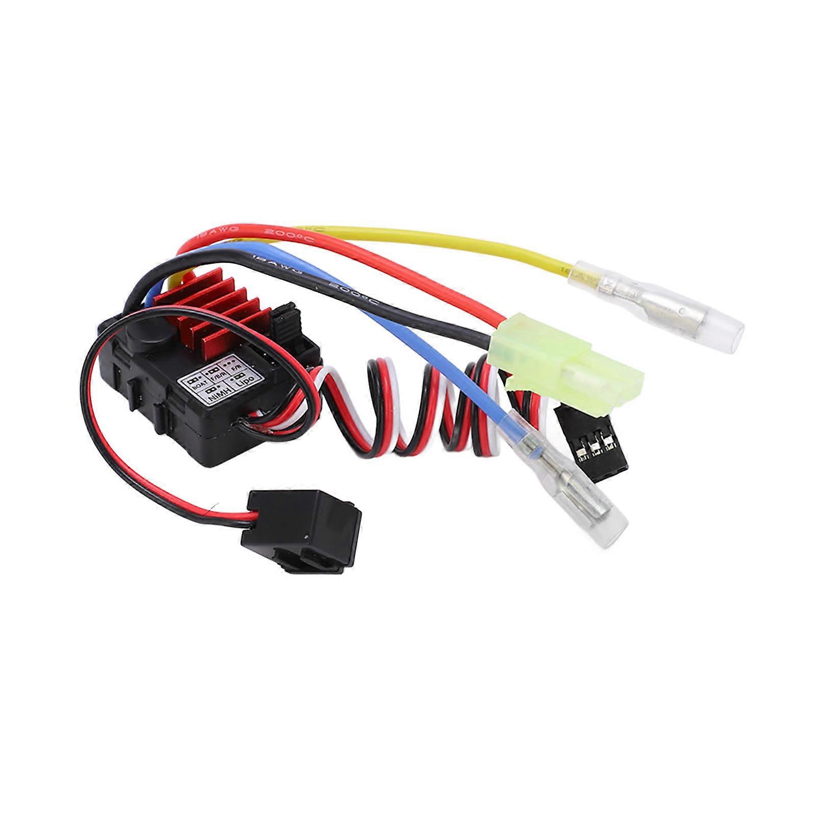 Waterproof 25A 1A/6V BEC Brushless Speed Controller for 1/18 1/24 RC Car RV Truck