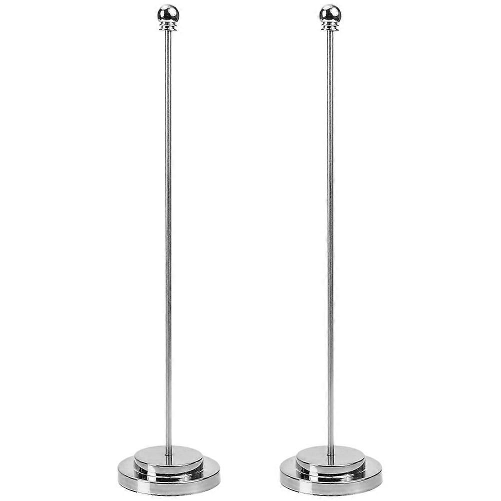 Metal Flag Pole for Festivals Display Stand 33.00X7.00X7.00CM 2Pcs