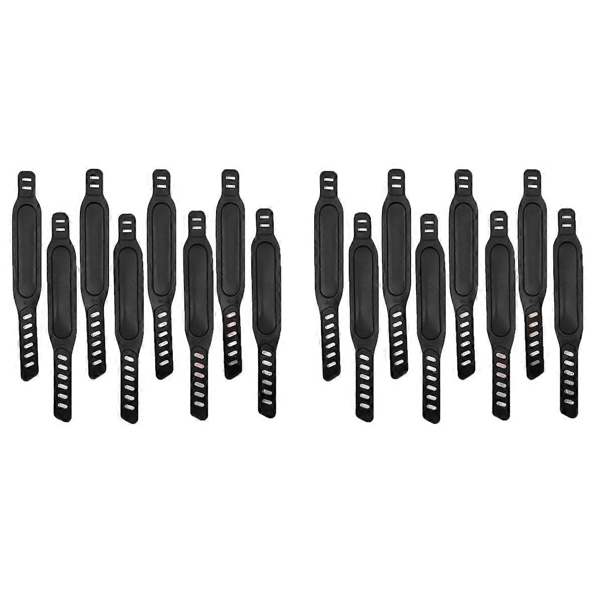 8PCS Exercise Bike Foot Pedal Straps for Exercise Bike