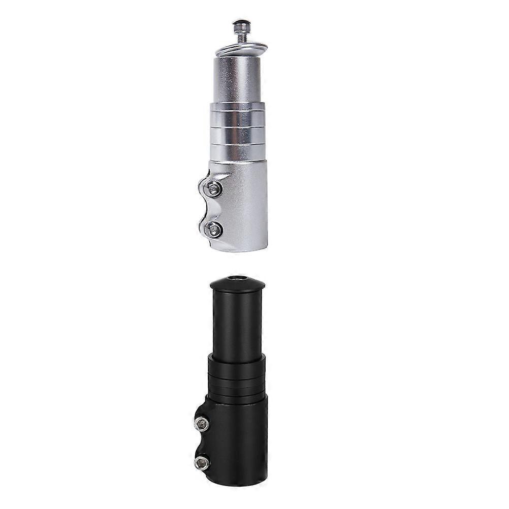 Bike Handlebar Extender Stem Riser Handlebar Extension Mountain Biking Fork Stem Extension 4.7X1.6X1.3in 2Set