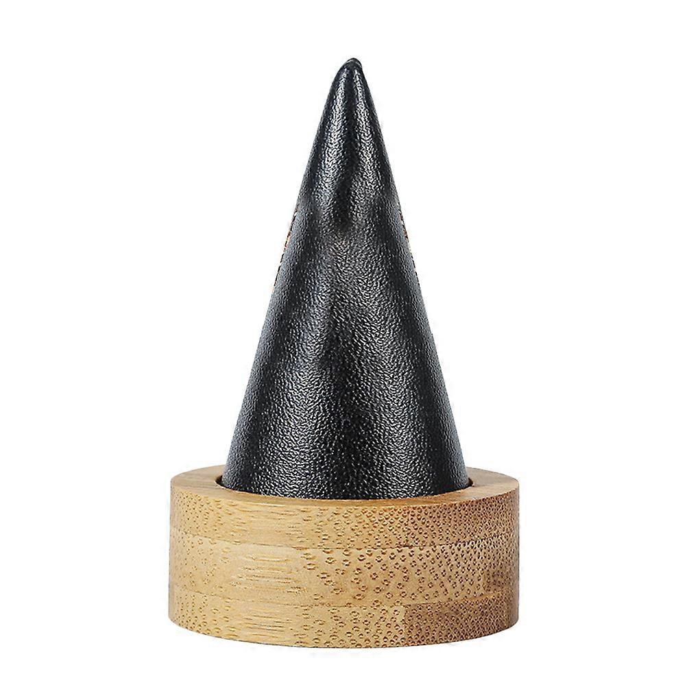 Gioielli Show Stand Nero Rotondo Base Lint Materiale 1Set