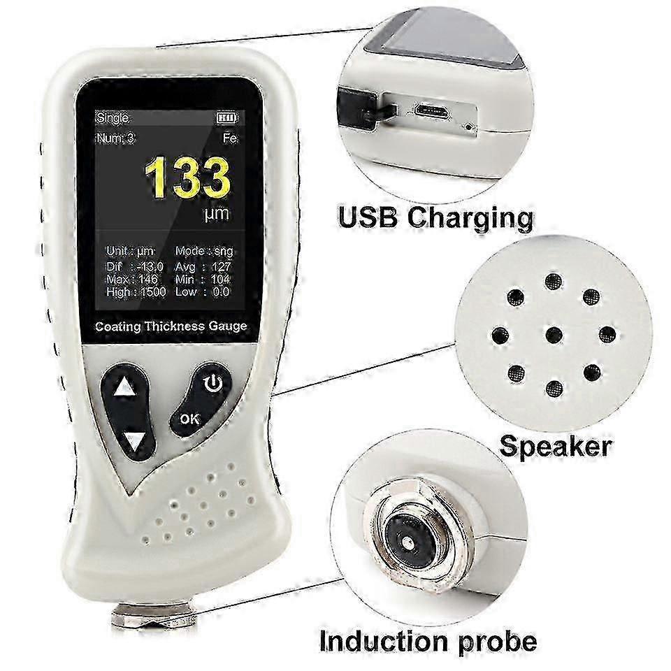 Automotive Coating Thickness Gauge Paint Surface Tester