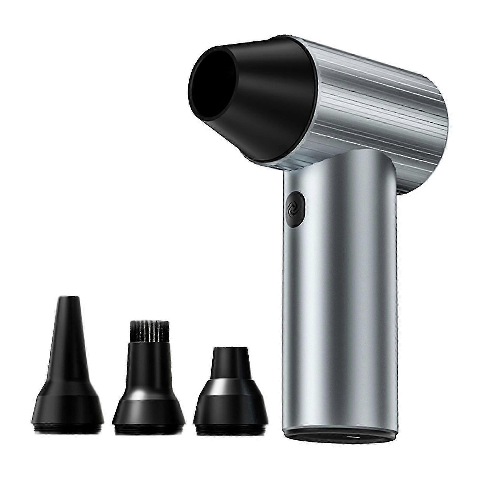 Portable Compact Compressed Air Duster for Keyboard, Car Drying, and Pet Care