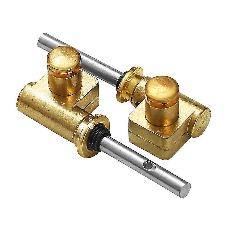 1 Pair Erhu Metal Shaft Tuning Pegs Mechanical Shaft Replacement Accessories For String Instrument Fine Tuning And Easy Adjustments