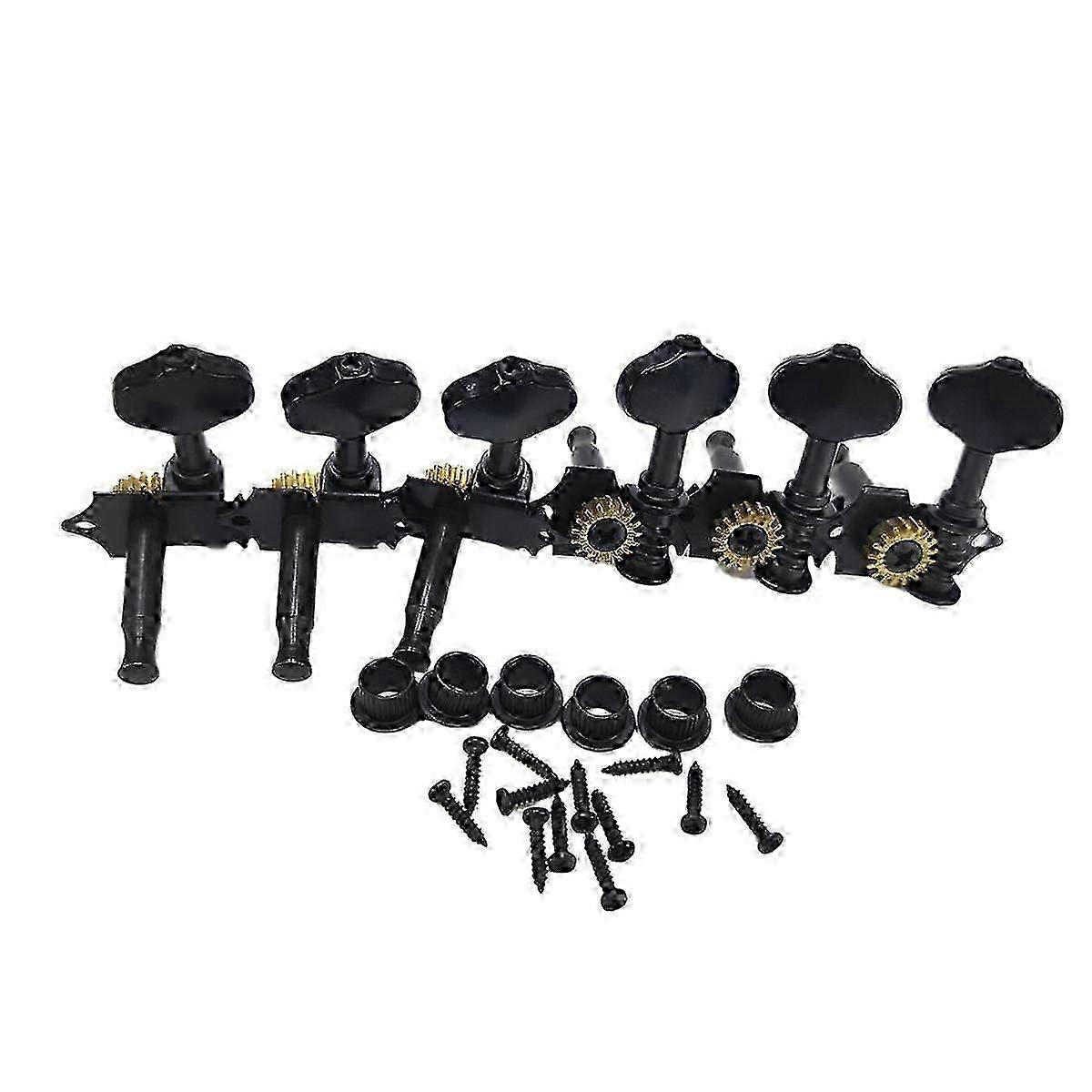 Universal Acoustic Guitar String Tuning Pegs Kit with Screw Ferrule Open Tuning Accessories