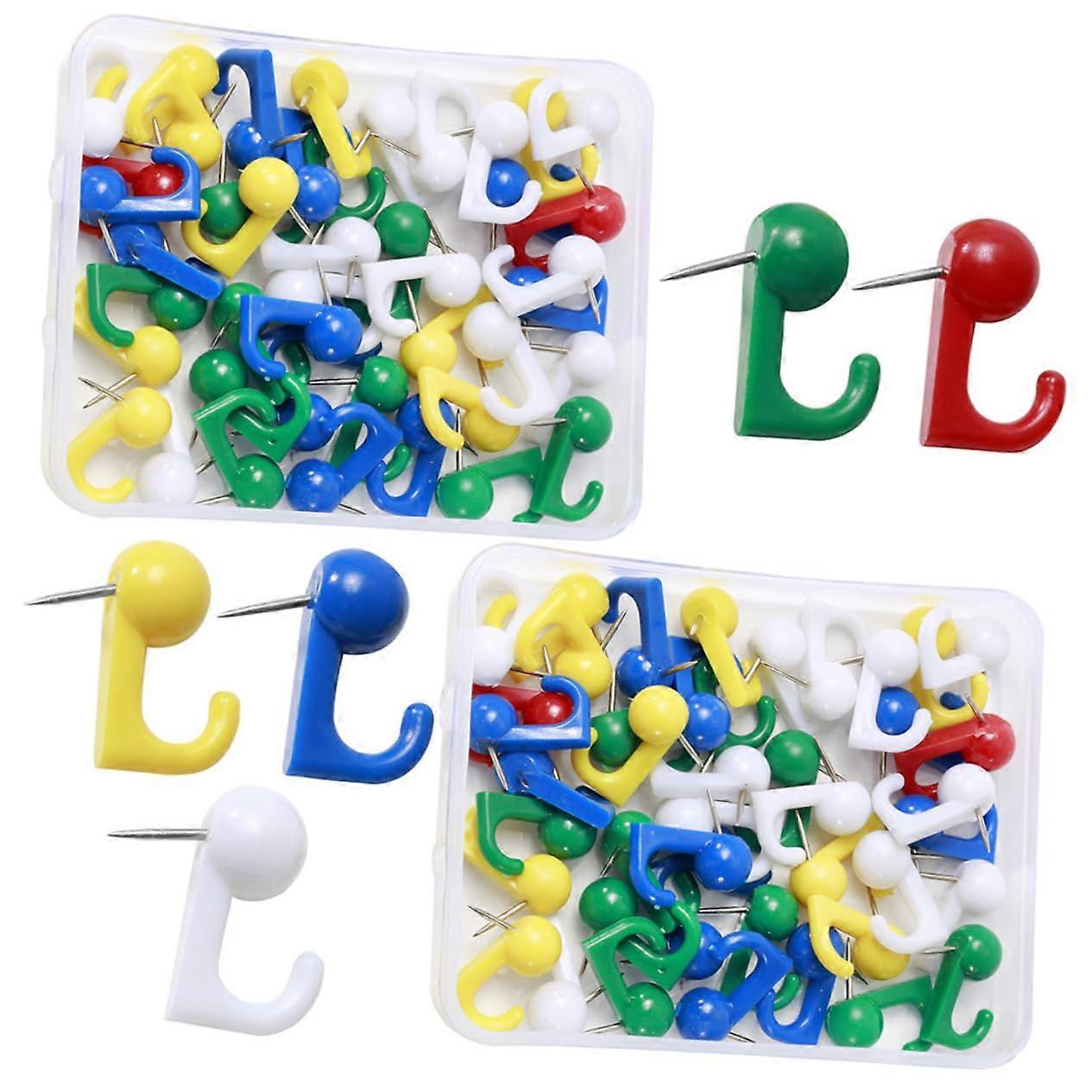 Hanging Nails Picture Fixing Tools Multifunctional Pushpins for Corkboard Bulletin Board for Office Home DIY Projects NonWall Damaging