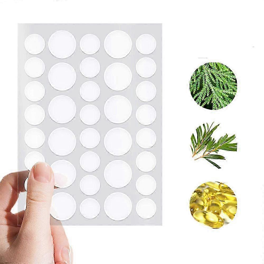 Acne Absorbing Cover Patches, 144 Hydrocolloid Invisible Acne Dots for Face, 2 Sizes