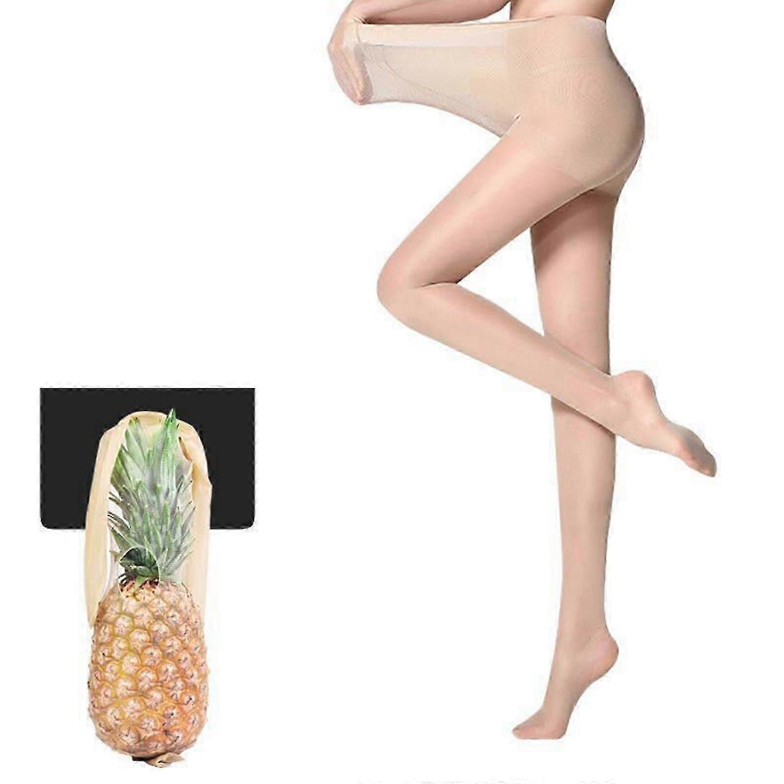 Kadın Seksi Şeffaf İpek Çorap, Kadın Şeffaf Yüksek Bel Tayt, Destekli ve Güçlendirilmiş Burunlu Ayrılma Önleyici Tayt