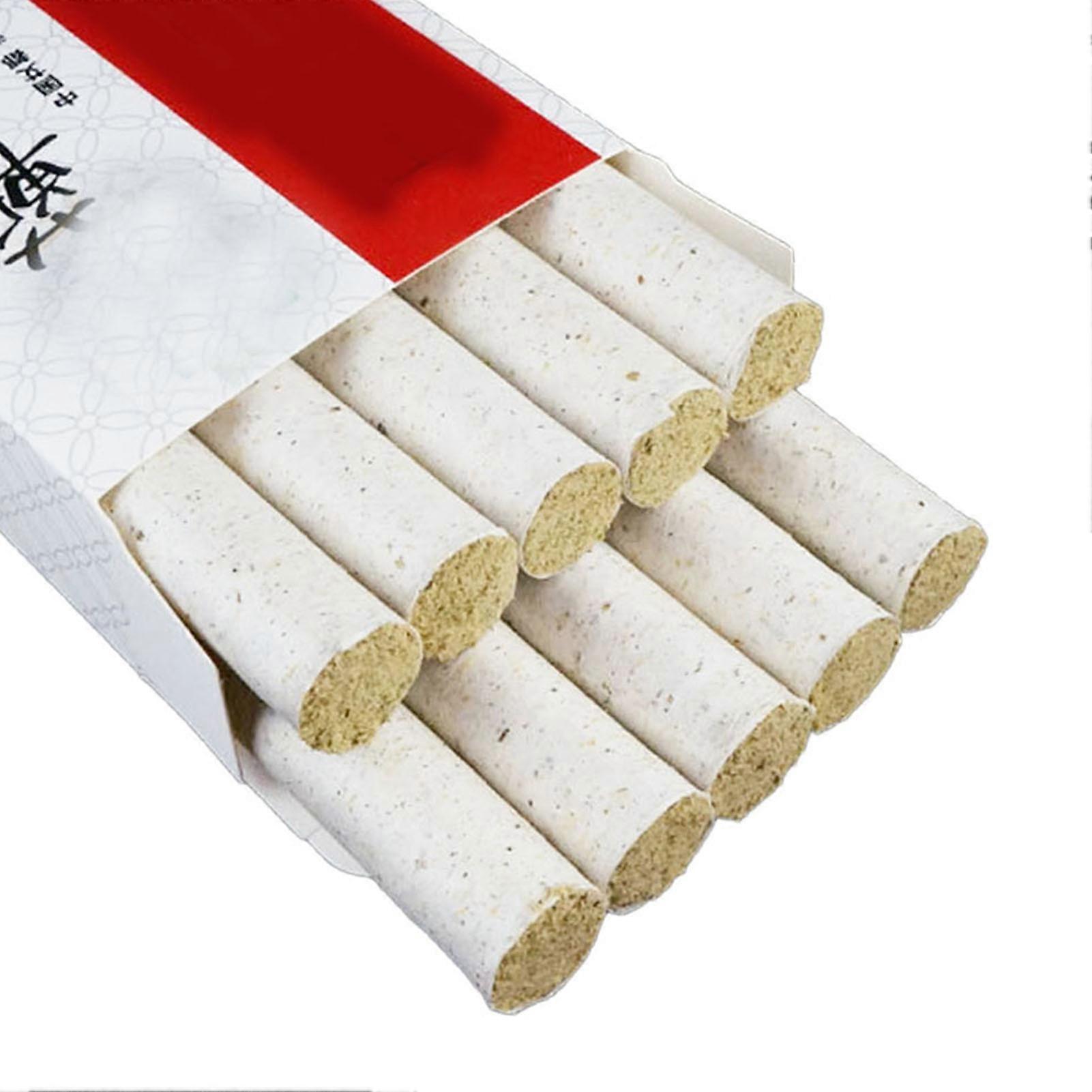 10pcs Moxa Sticks High Penetration Moxibustion Healing Treatment Moxa Rolls Stick Set 