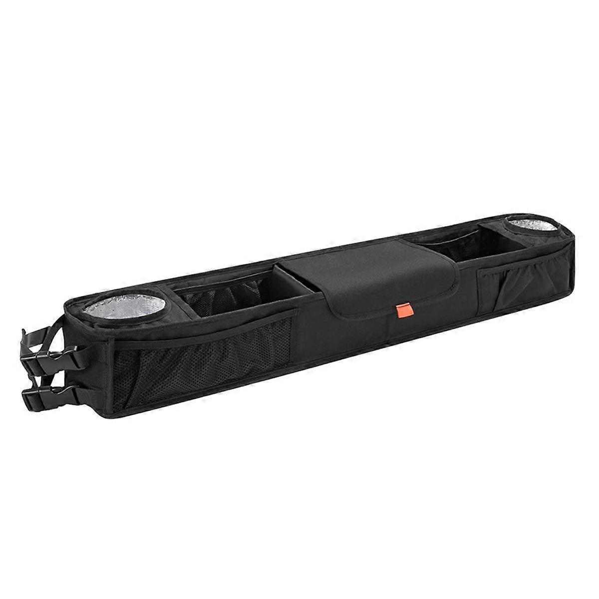 Golf Cart Front Storage Basket with Insulated Cup Holders, Dash Tray Organizer for , Golf Cart Storage Organizer