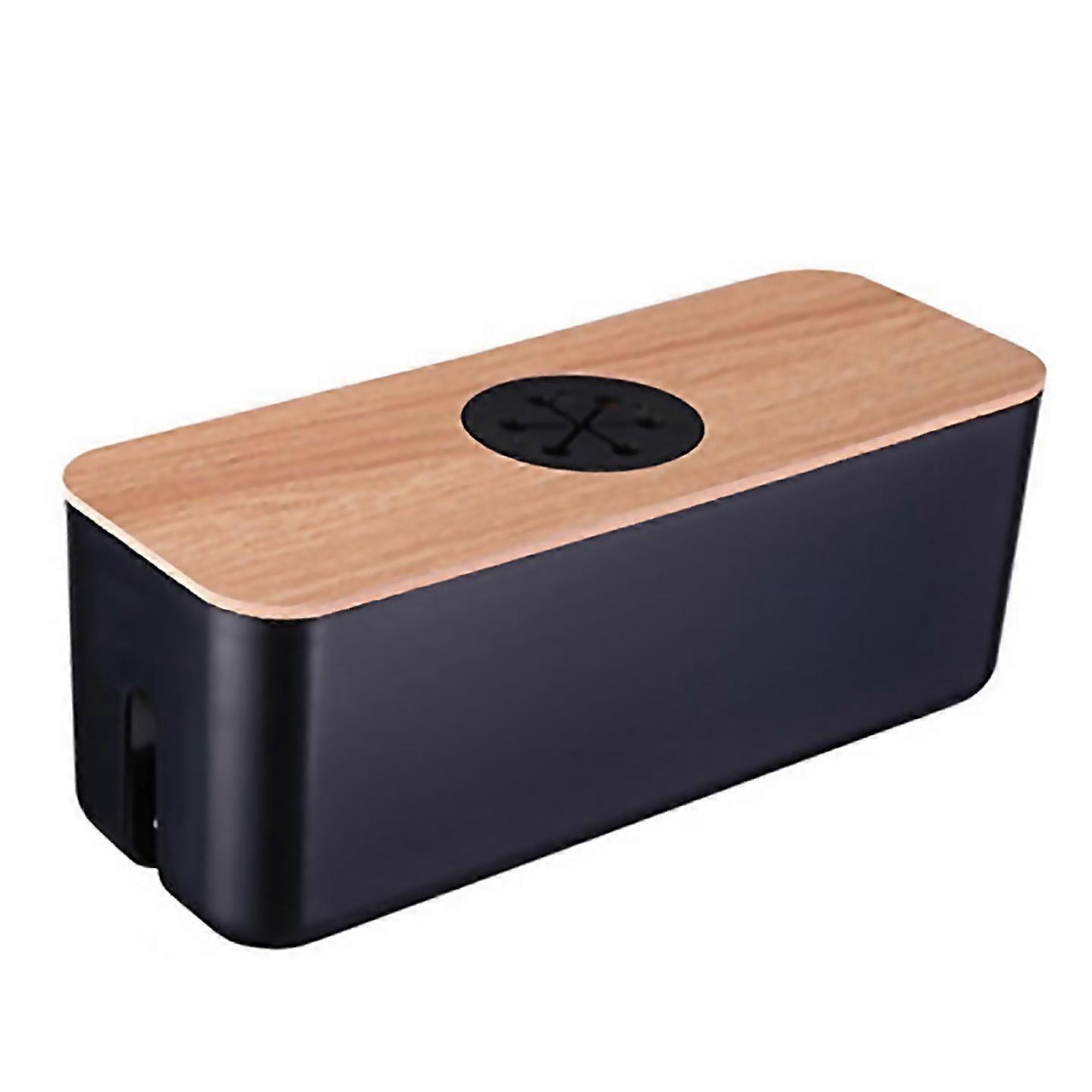 For Wooden Cable Storage Box Power Cord Storage Box B
