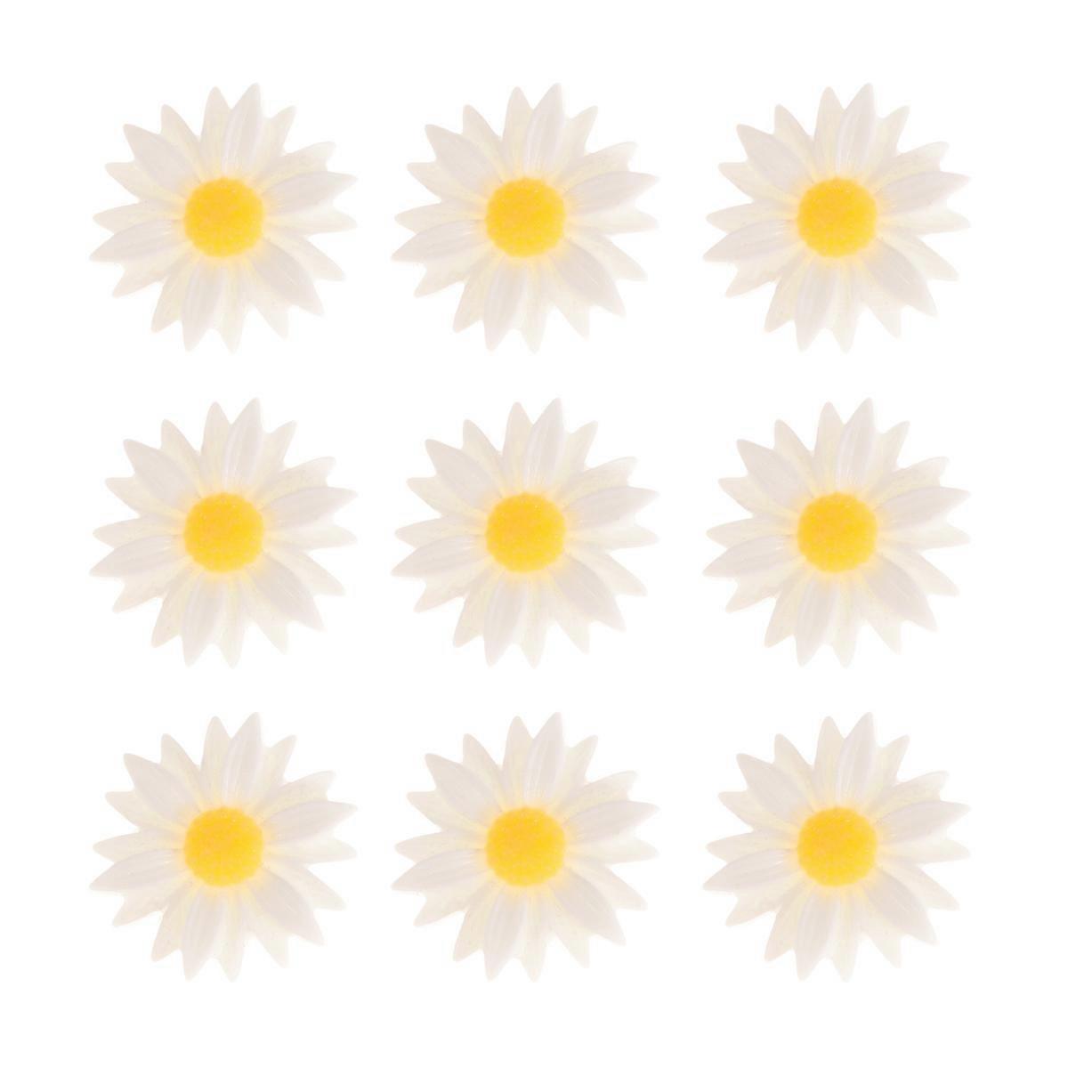 Daisy Craft Pieces Plastic Daisy Decor For Resin Casting 20Pcs