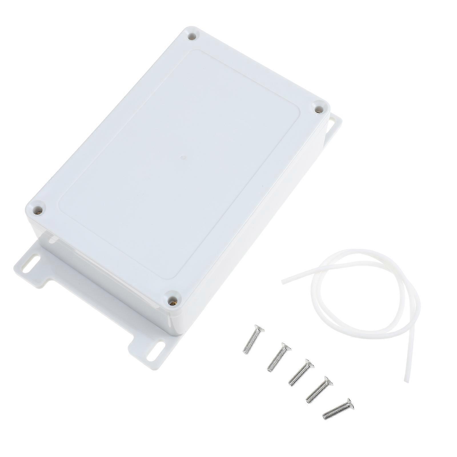 Waterproof Extension Cord for Outdoor Use Made of Engineering Plastics White Compact Size