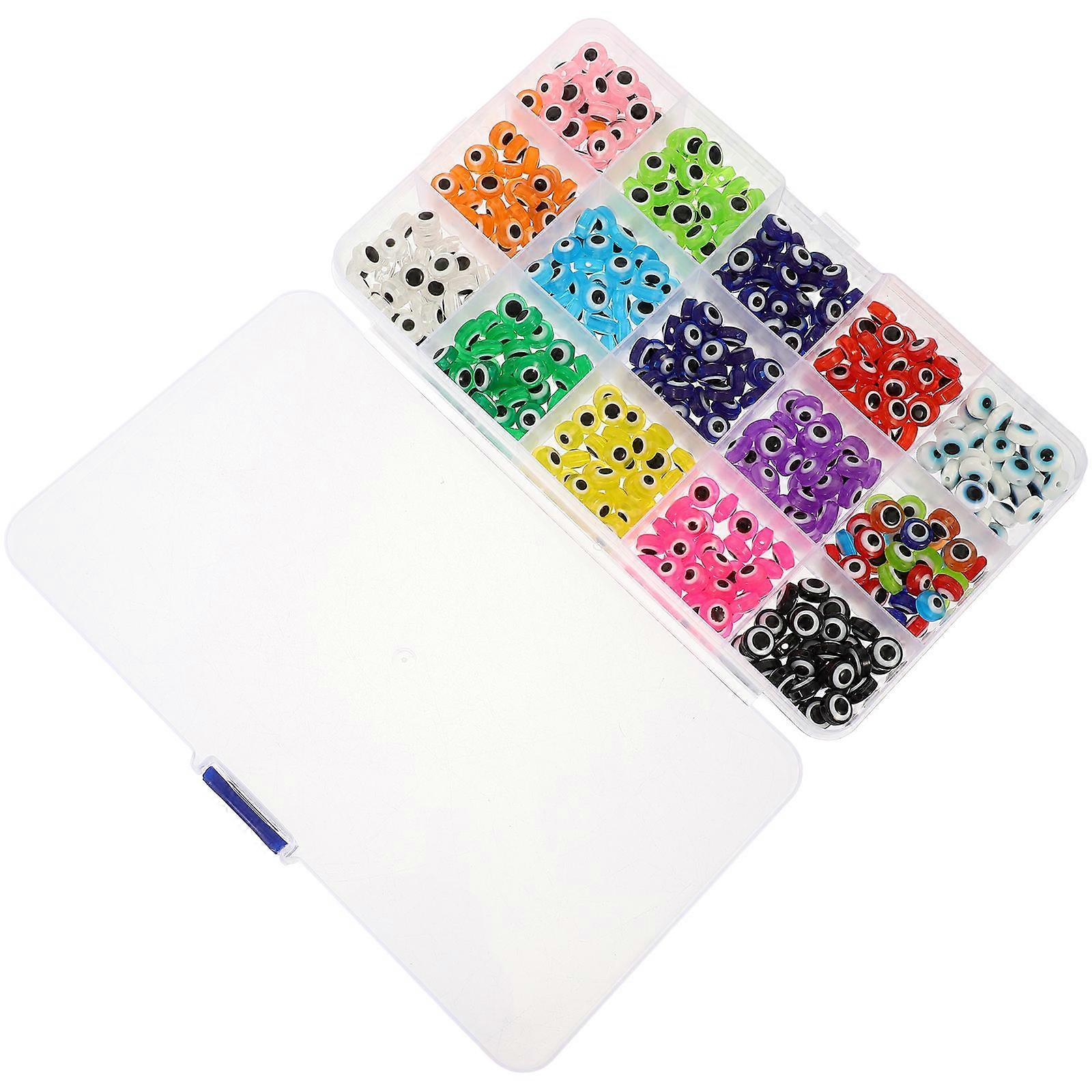 DIY Crafts Making Jewelry Accessories Set with Resin Beads in Assorted Colors for Necklace and