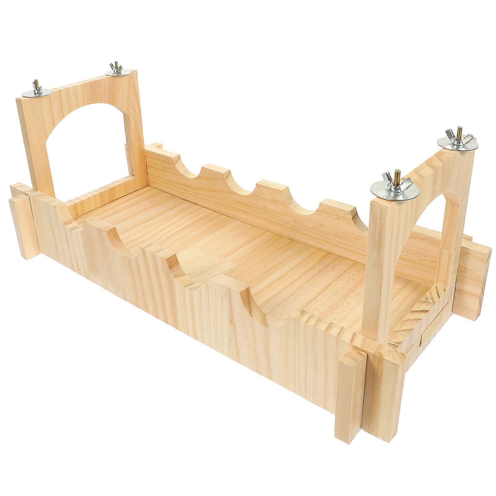 Pet Hideout Sturdy Pet Bridge Small Animal House Walking Practice Chinchilla Squirrel Indoor Pet Entertainment 1Pack