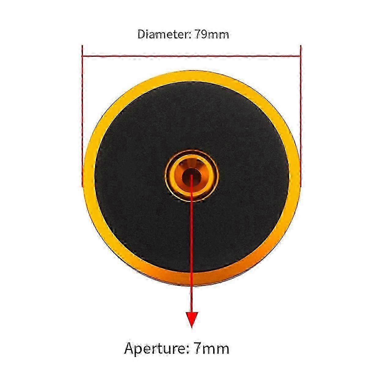 HiFi LP Vinyl Record Player Turntables Metal Disc Stabilizer Record Player Weight Clamp Gold JN
