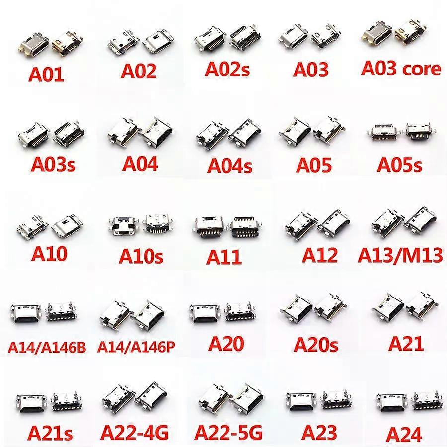 Office 10PCS USB Ladegerät Ladeanschluss Dock Connector Für Samsung A01 A02 A02s A03s A03 Core A04 A05 A05s A10 A10s A11 A12 A21s A20s