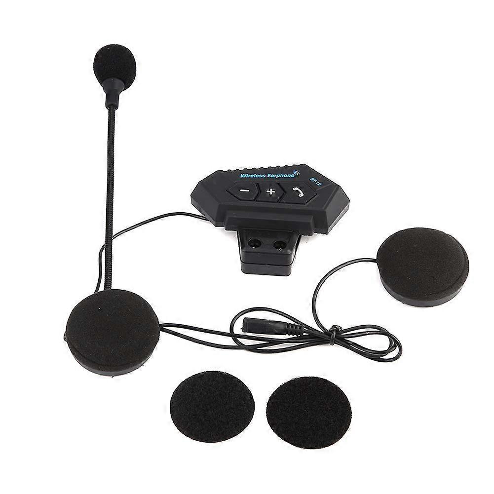 Bluetooth Headset BT 4.1 Motorcycle Helmet Intercom Wireless Hands Free Calling Music Control