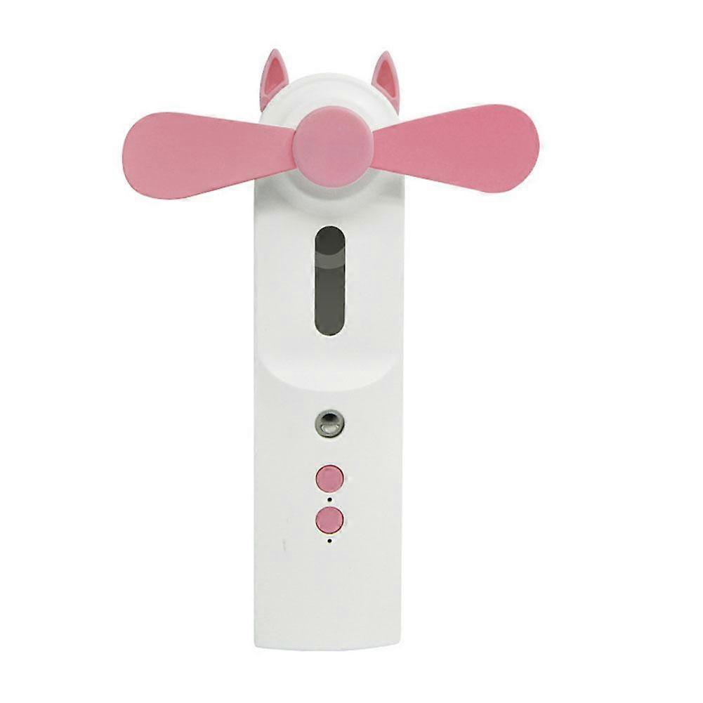 Handheld Mist Fan With Water Humidifier Cooler Rechargeable Mini Hand GXU U6D7