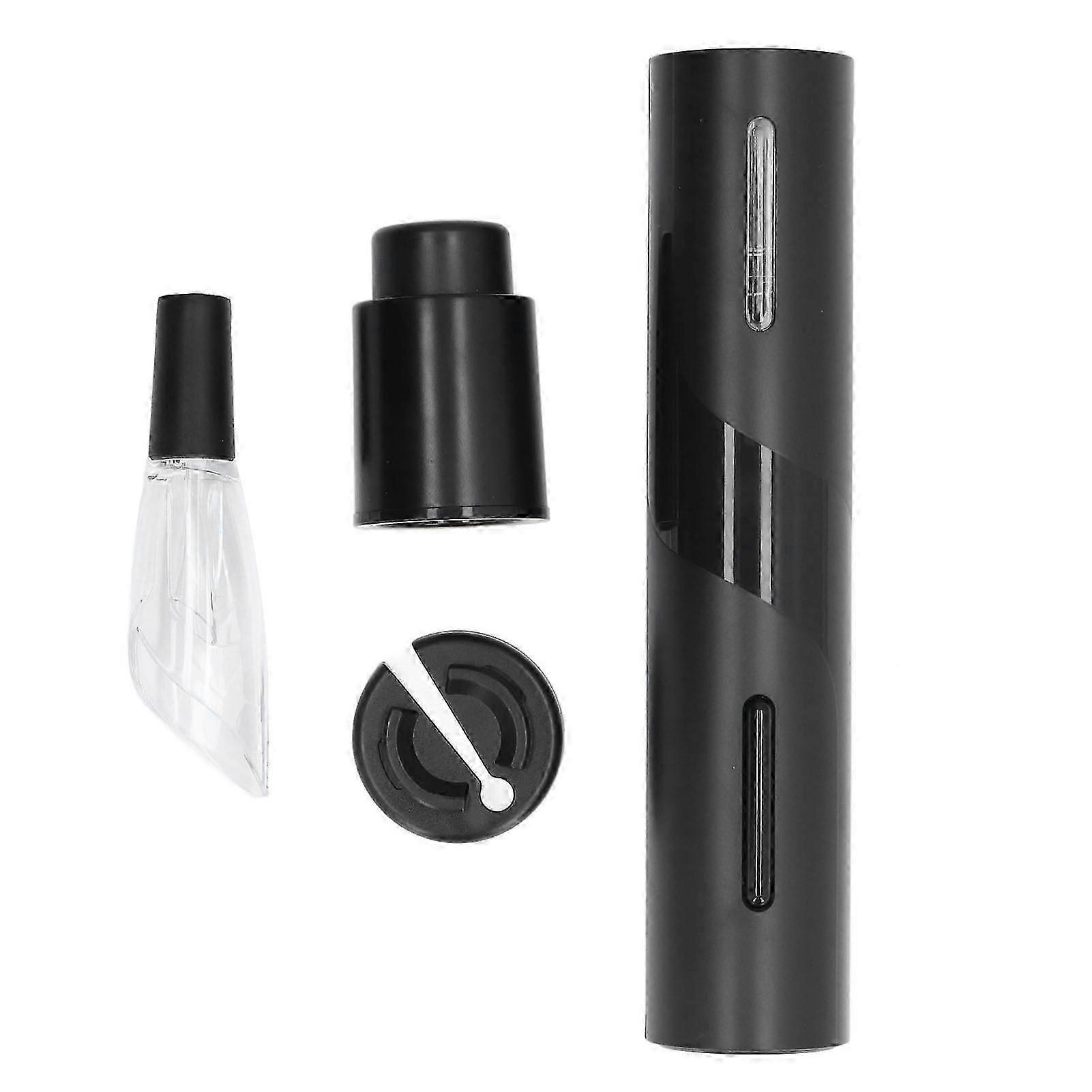 Electric Wine Opener Set Battery Operated Corkscrew Wine Bottle Opener with Foil Cutter Cork Decanter