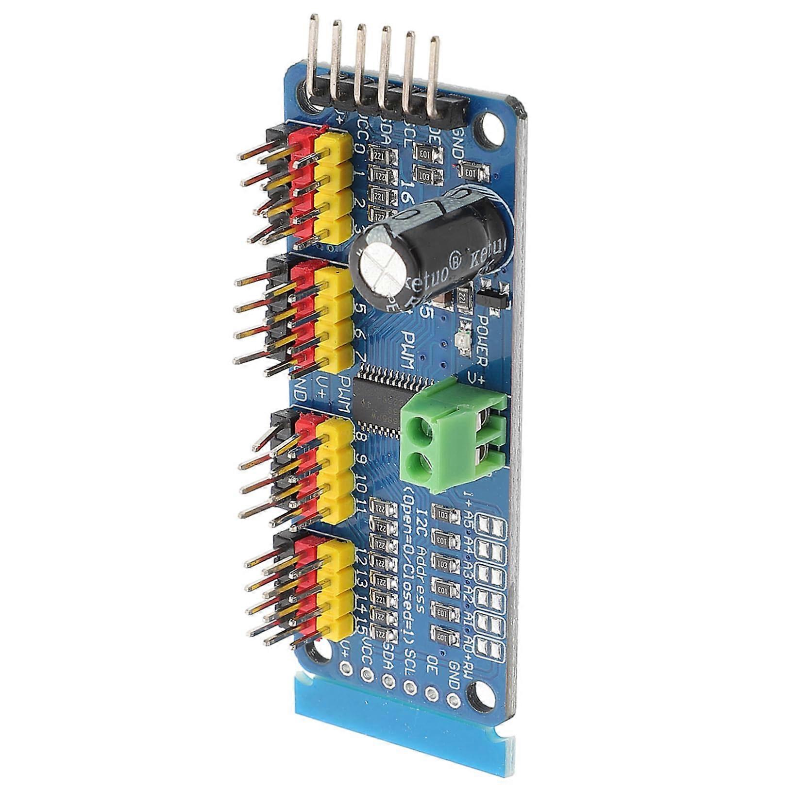 PWM Channel Servo Motor Driver Module for Robotics and DIY Projects, UserFriendly Advanced Control Options for Beginners and Professionals