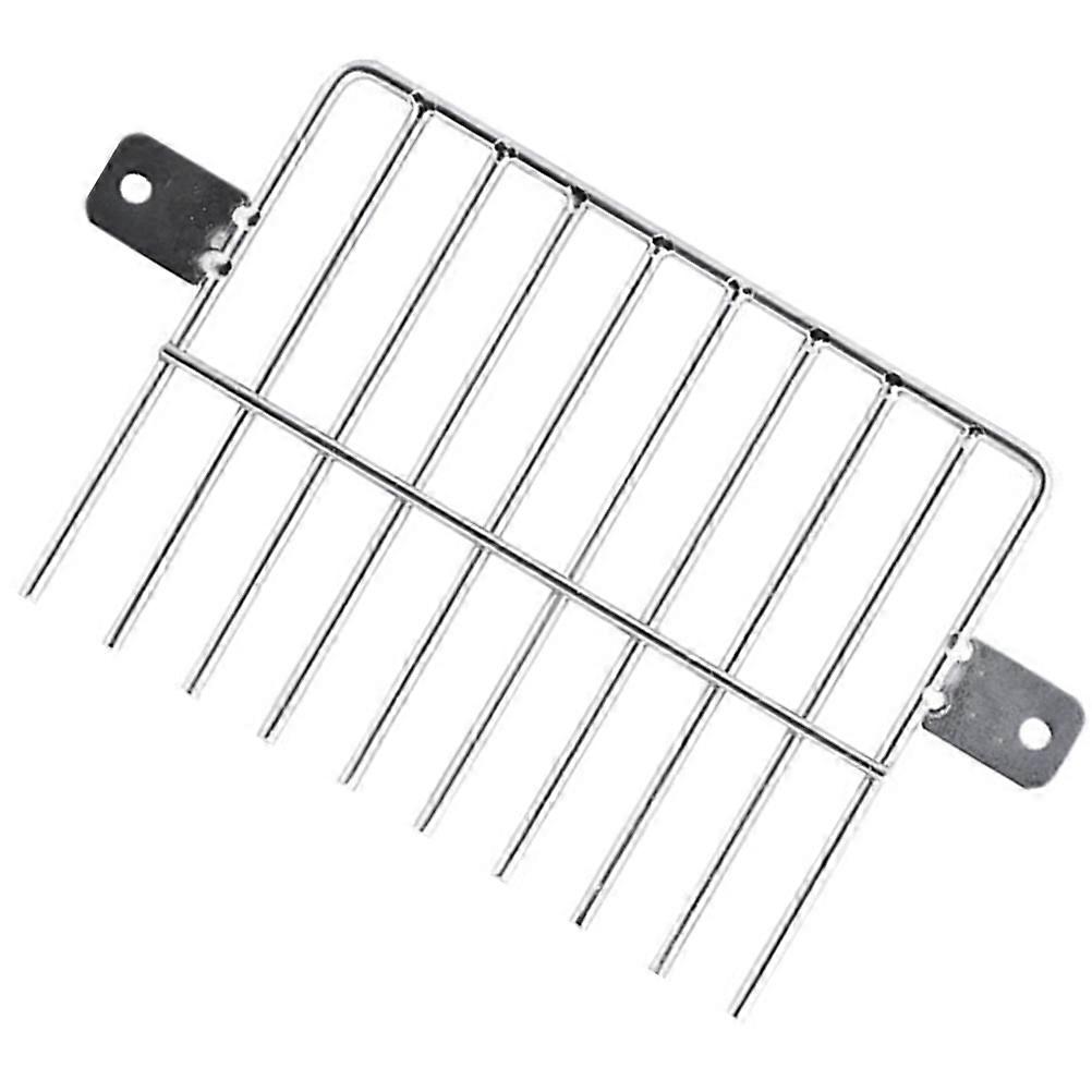 Silver Gutter Guard Rectangular Anti-Blocking Drainage System Pipes 6.09x4.72in Flank Filter 1 Set