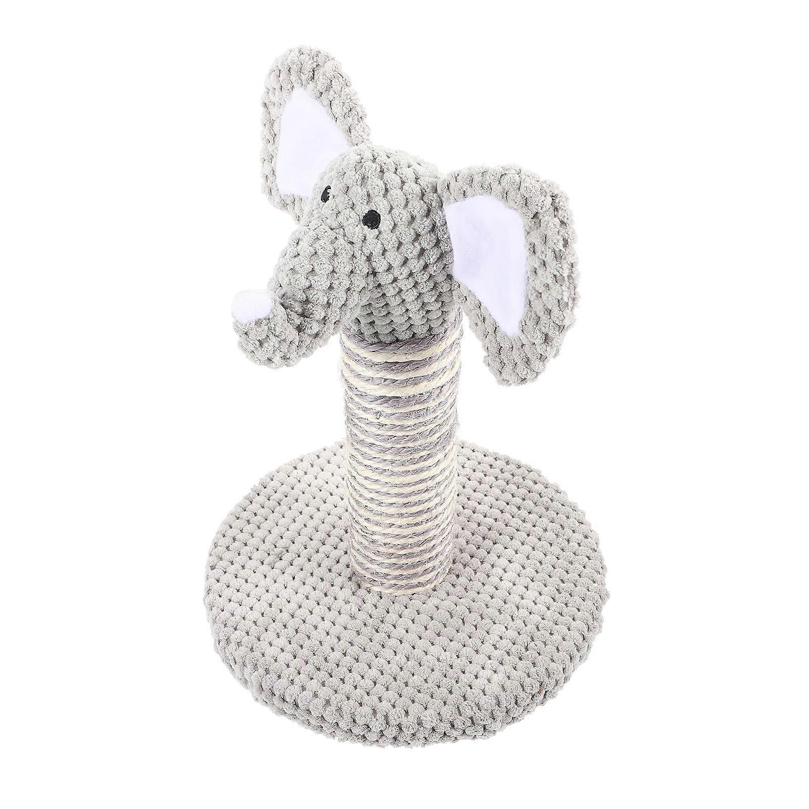 Grey Cat Scratching Post with WearResistant Material for Daily Use and Play 12.5 x 8.5 inches
