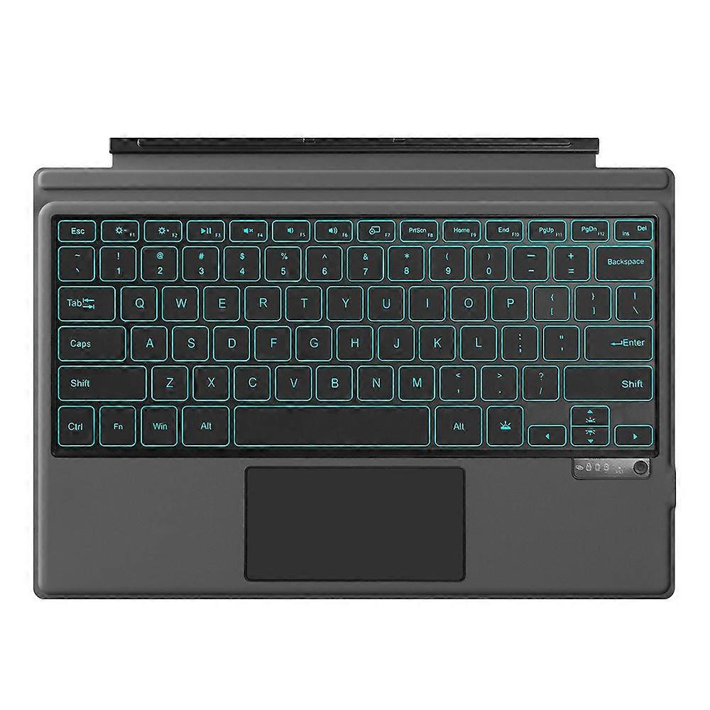 Compatible For Microsoft Surface Pro 11 / 10 / 9 / 8 Rechargeable Magnetic Bluetooth-compatible Wireless Keyboard with Backlit