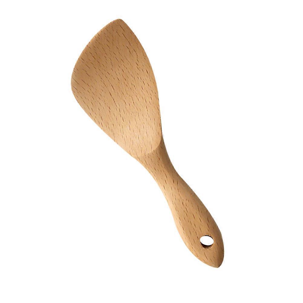 Wooden Rice for Home Use Environmental Safe Khaki Color Perfect for Cooking and Mixing 1 Piece