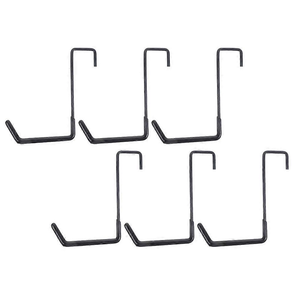 6pcs Heavy Duty Wall Mounted Utility Hooks for Tools, Garden Equipment, and Storage Organization – Wall Organizer for Garage, Workshop, and Home Use