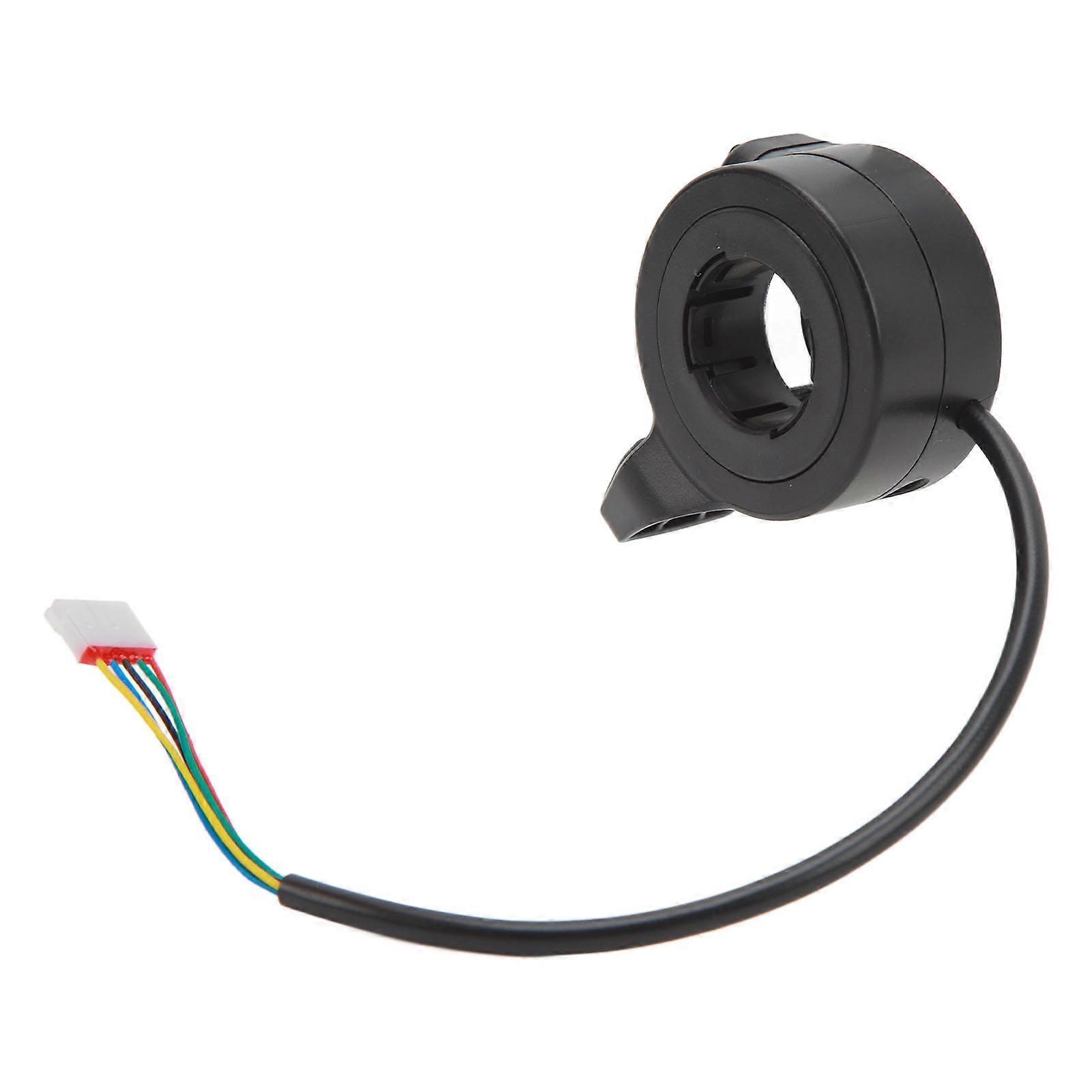 Electric Scooter Throttle Finger Throttle with Power Switch Speed Control Throttle Replacement Part for Electric Bicycle 
