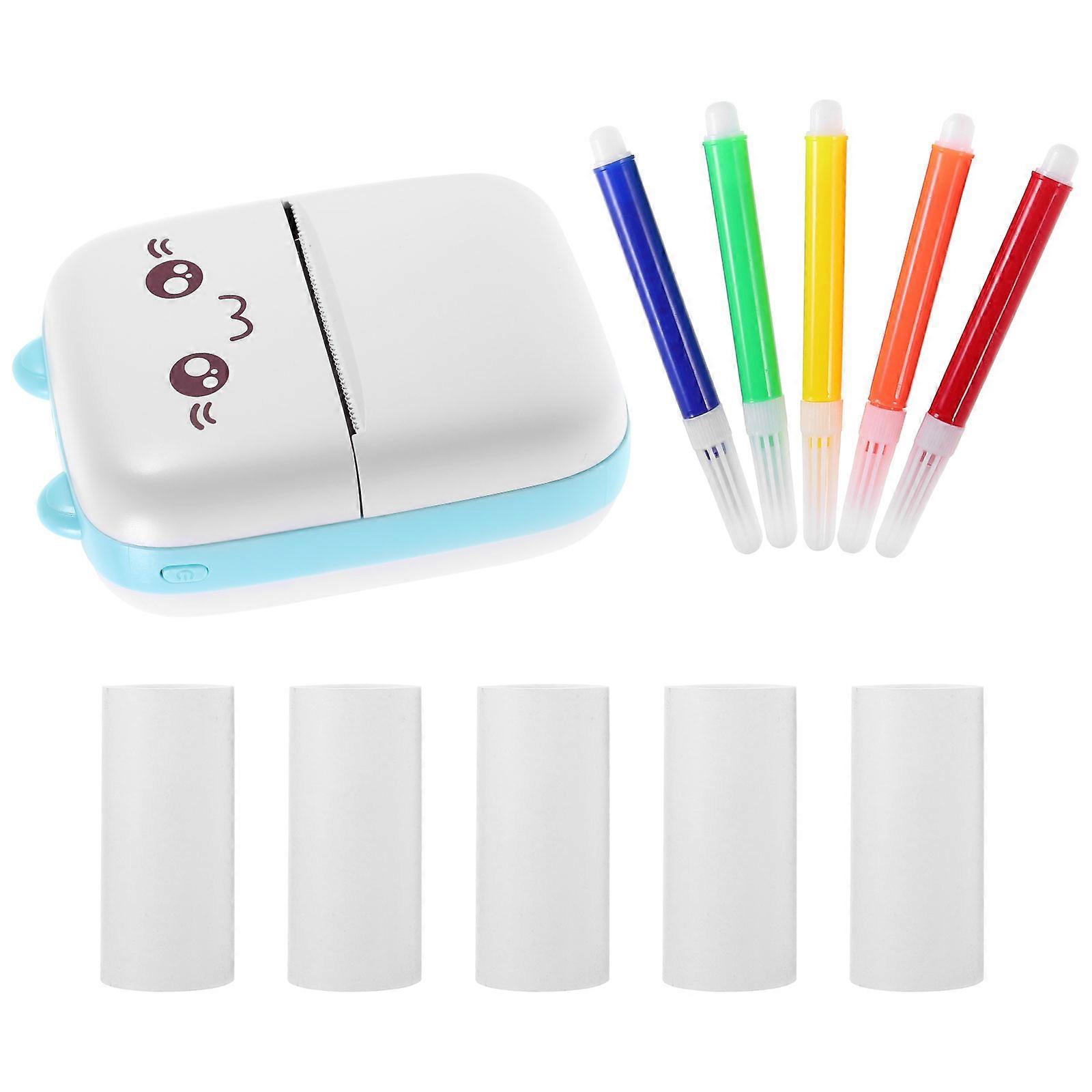 Printer Wireless Connection Photo Printing Student Sky-Blue Rectangular 1Set