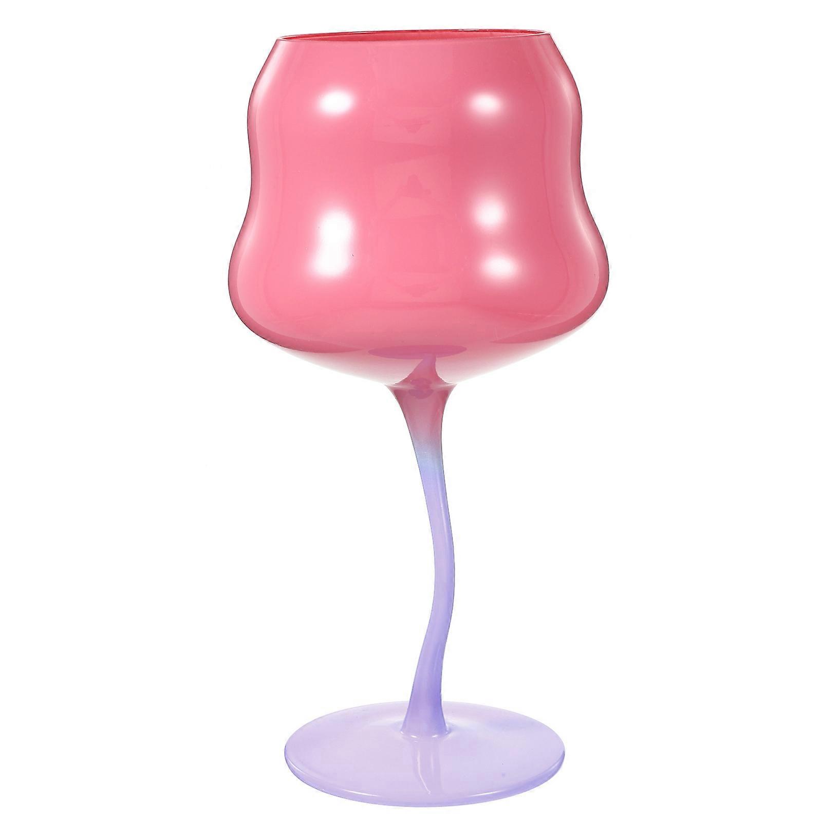 Rose Goblet Wine Glass for Party Use with Creative Design
