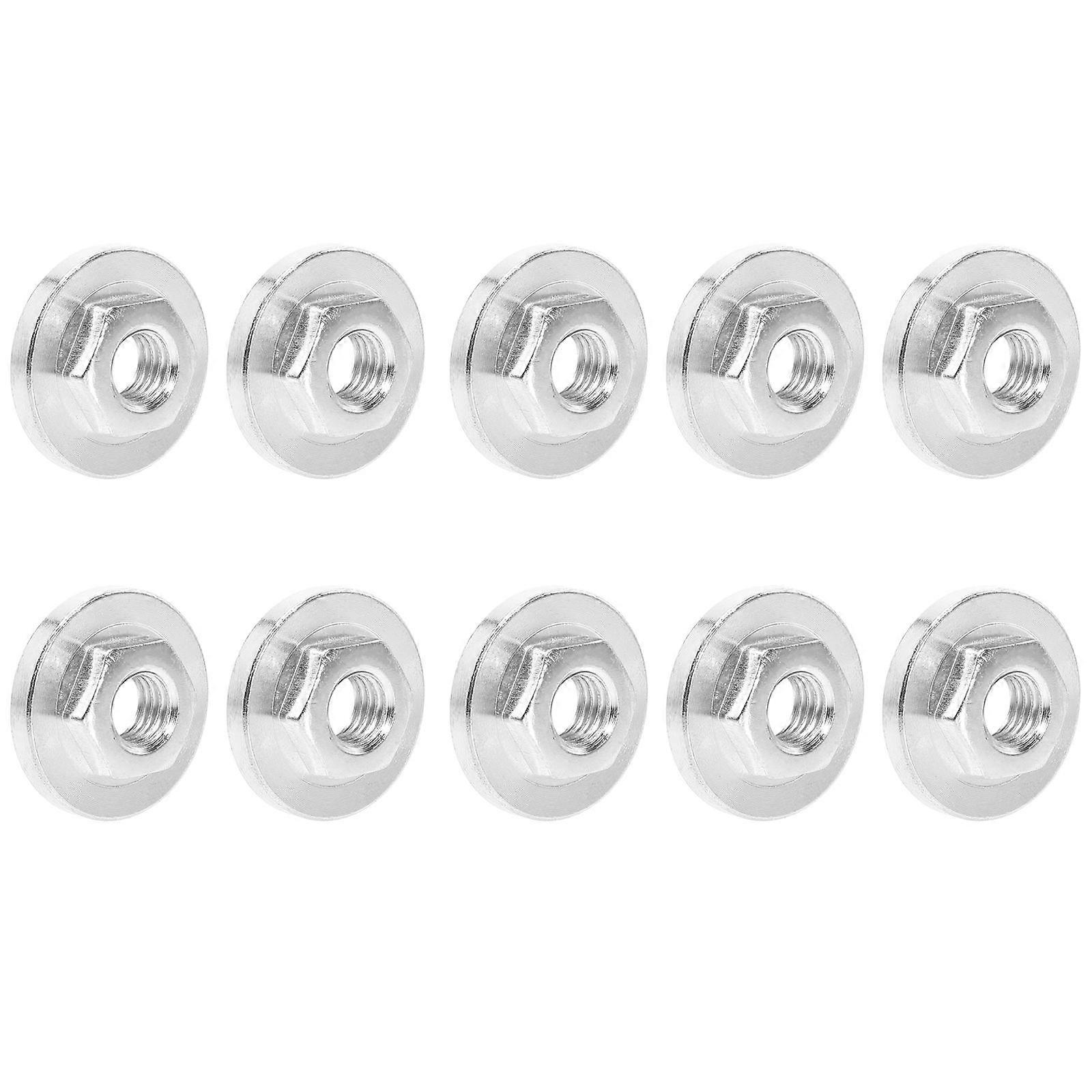 Quick Release Clamping Nut Steel Hexagonal Angle Grinders Industrial Use Easy Attachment 10Pack