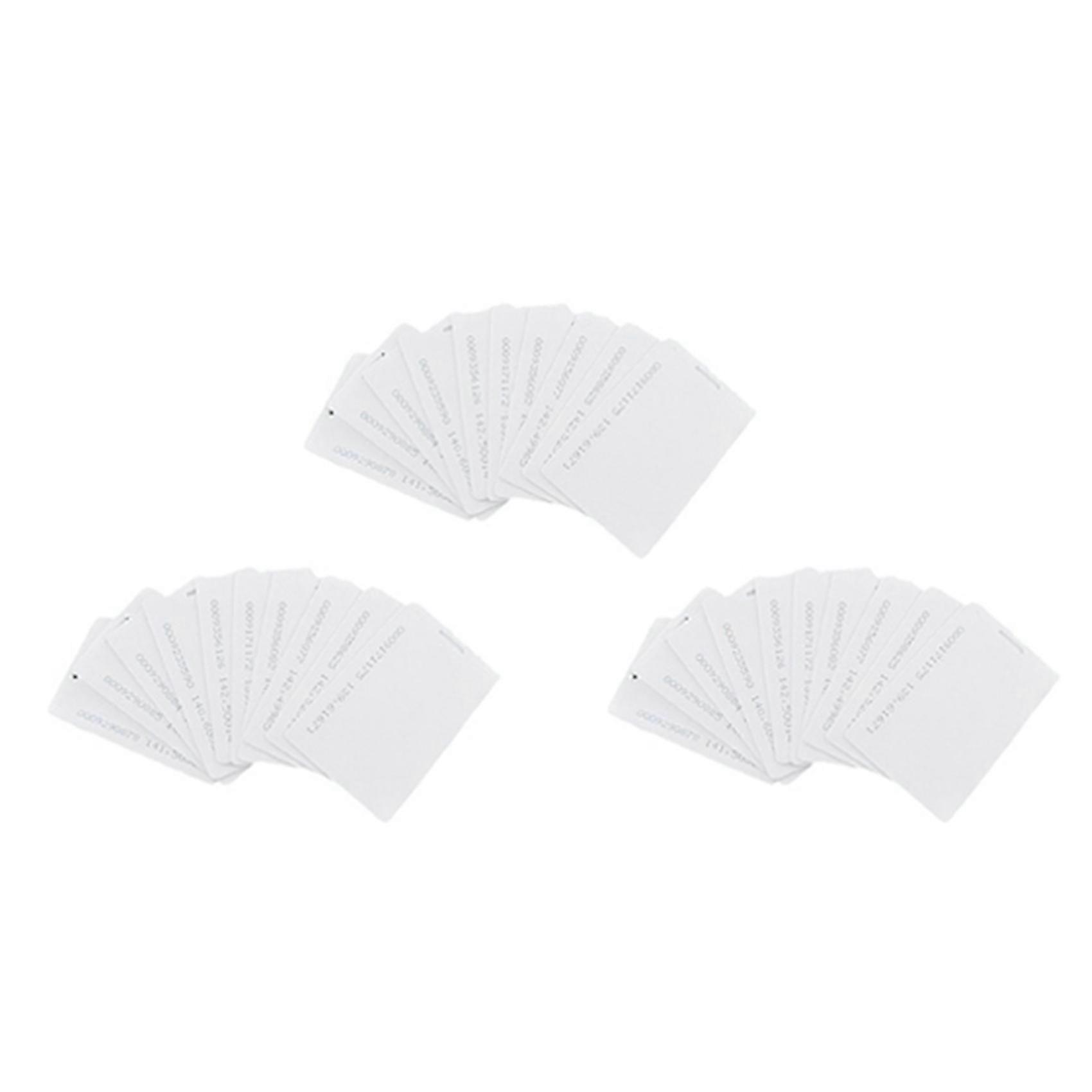 30 Pcs White 125Khz 0.8mm RFID Access Proximity Card