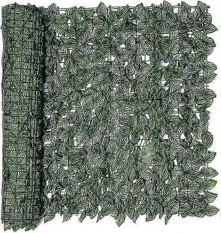 Artificial Leaf Fence Panels - Durable and Stylish Privacy Screen with Watermelon Leaf Design